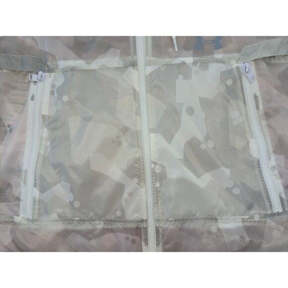 Under Armour Mens Loose Fit Windbreaker Hoodie Large Nylon - Picture 8 of 11